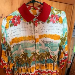 Jams world men’s aloha shirt size L